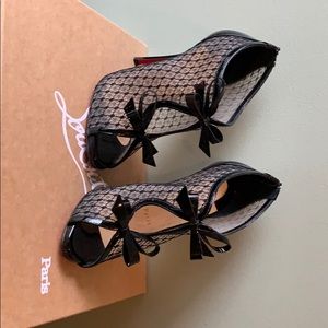 Empiralta 120 Black Patent/DENTELLE RESILLE 36.5